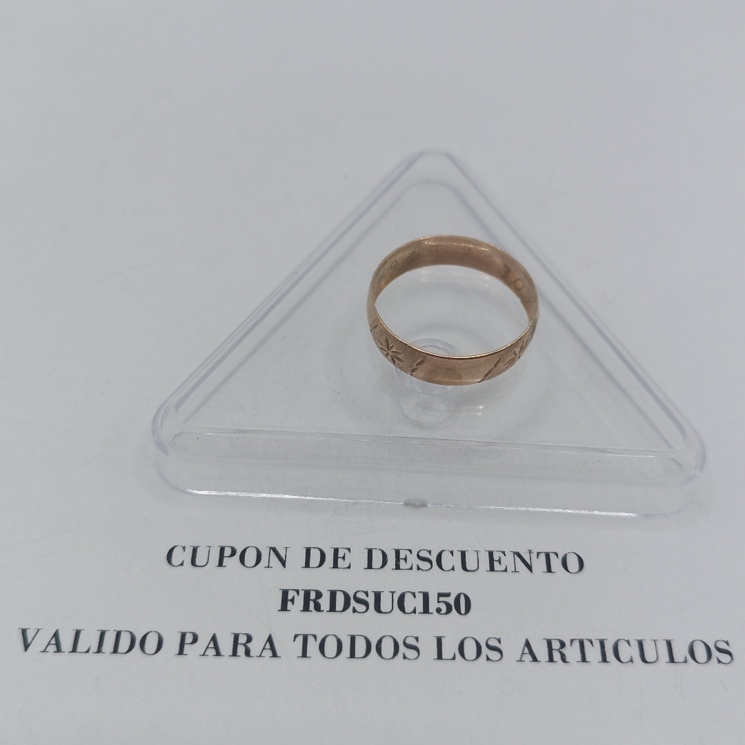 ANILLITO, ARGOLLA ORO 8 K 1.4 GRMS (SEMINUEVO)