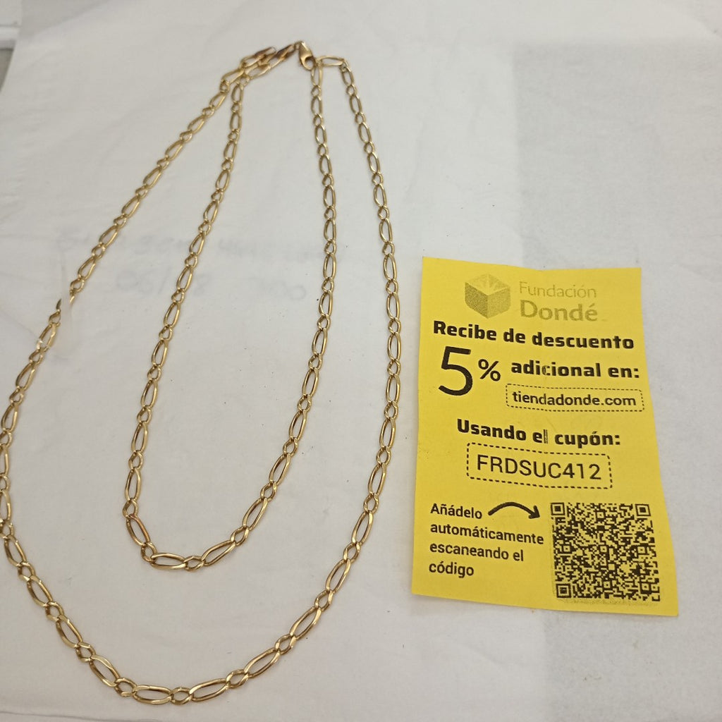 CADENA ORO 14 K 11.7 GRMS (SEMINUEVO)