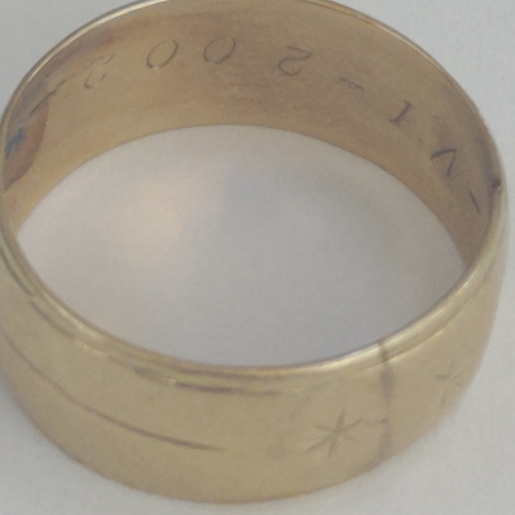 ANILLO ORO 14 K 4.4 GRMS (SEMINUEVO)