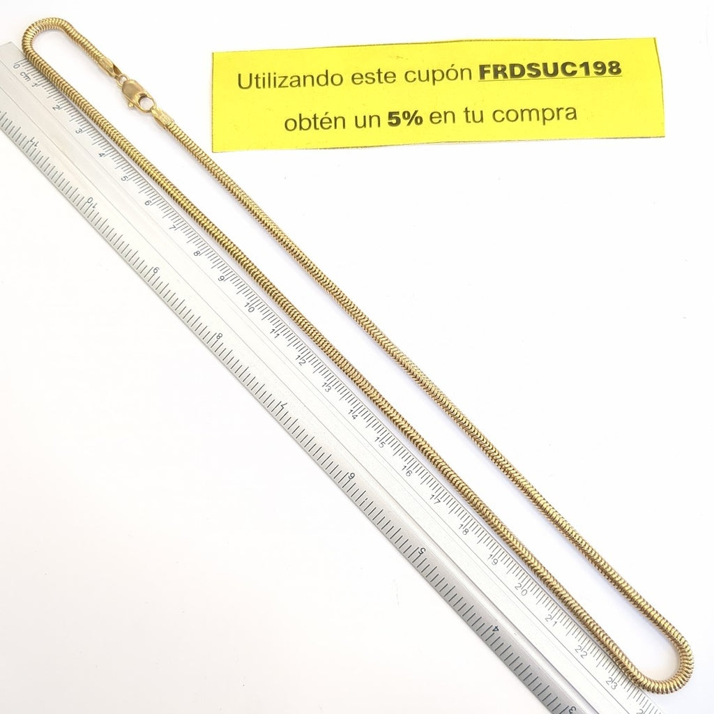 CADENA ORO 14 K 21.3 GRMS (SEMINUEVO)