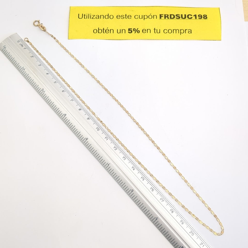 CADENA ORO 10 K 1.5 GRMS (SEMINUEVO)