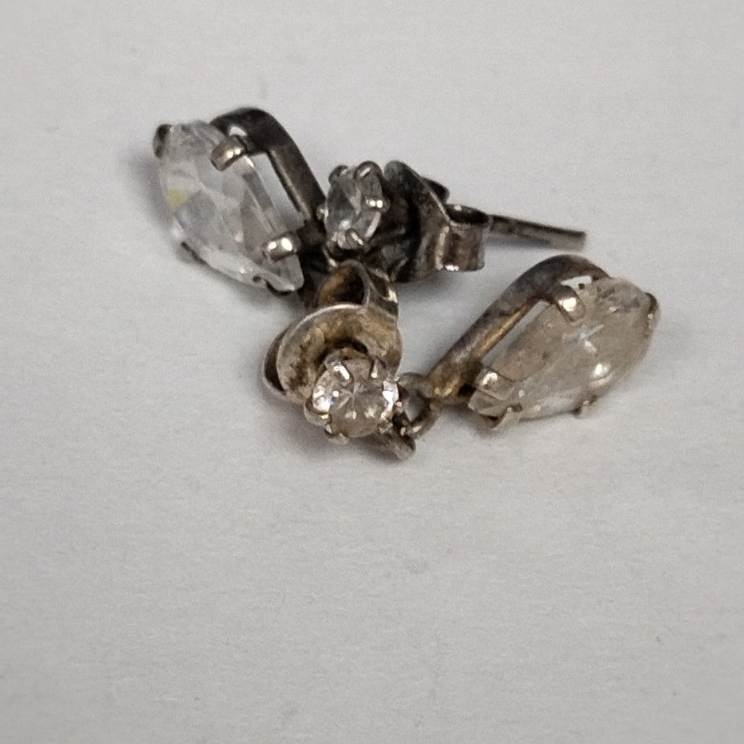 ARETES PAR PLATA 1.3 GRMS (SEMINUEVO)