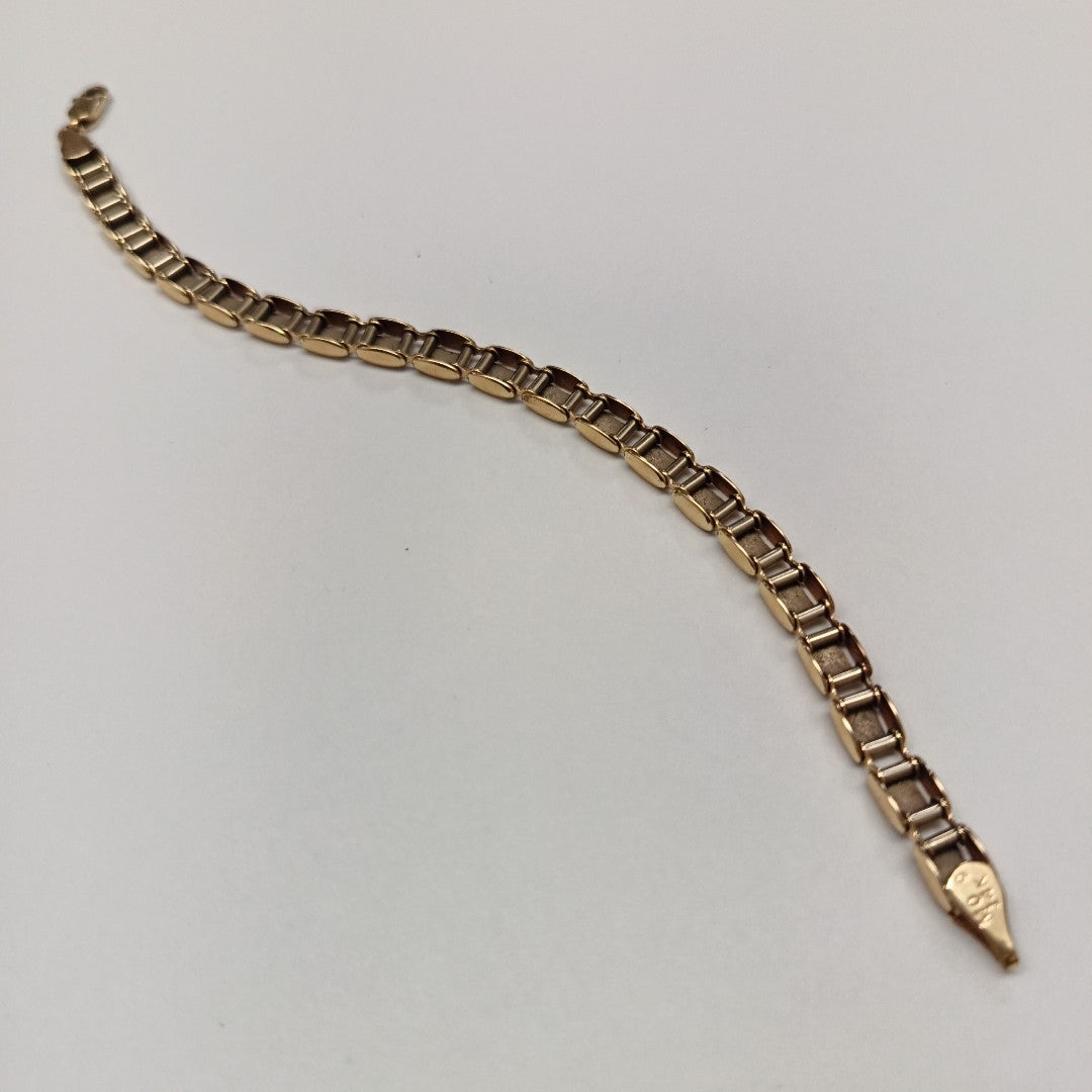 PULSERA ORO, ORO BLANCO 14 K 9 GRMS (SEMINUEVO)