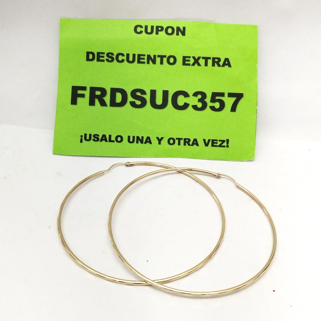 ARRACADAS PAR ORO 10 K 3.9 GRMS (SEMINUEVO)