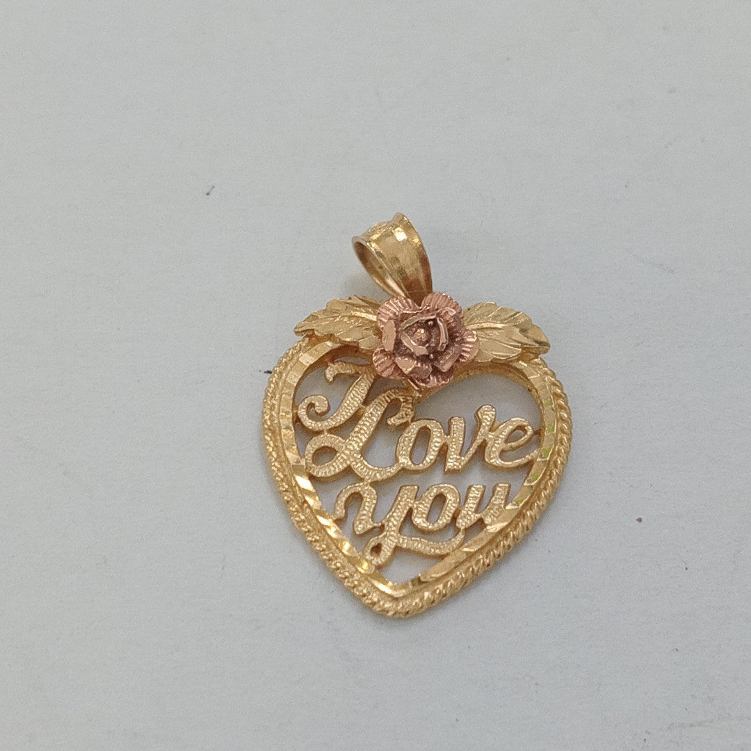 DIJE ORO COMBINADO 14 K 1.8 GRMS (SEMINUEVO)