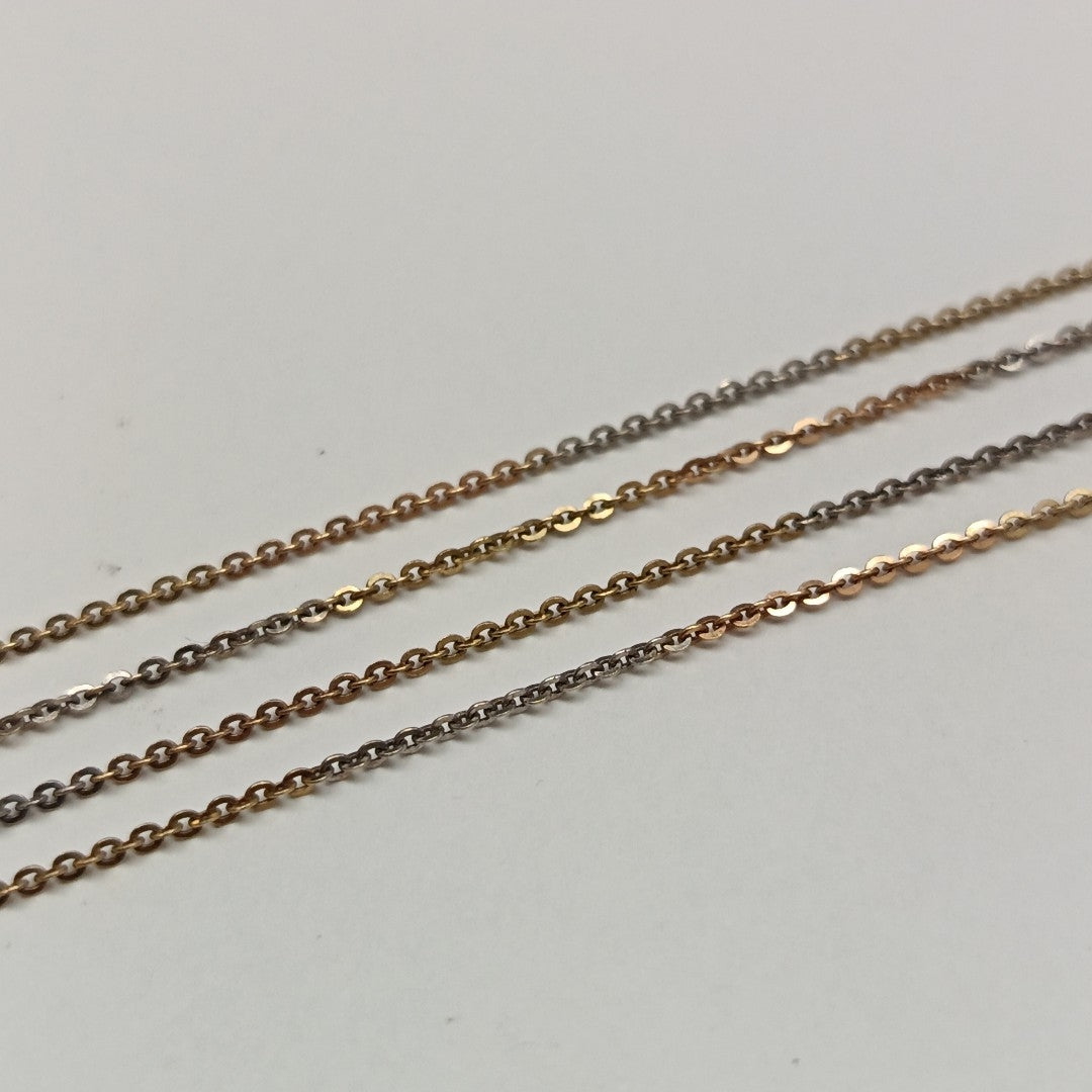 CADENA ORO COMBINADO 10 K 1.6 GRMS (SEMINUEVO)