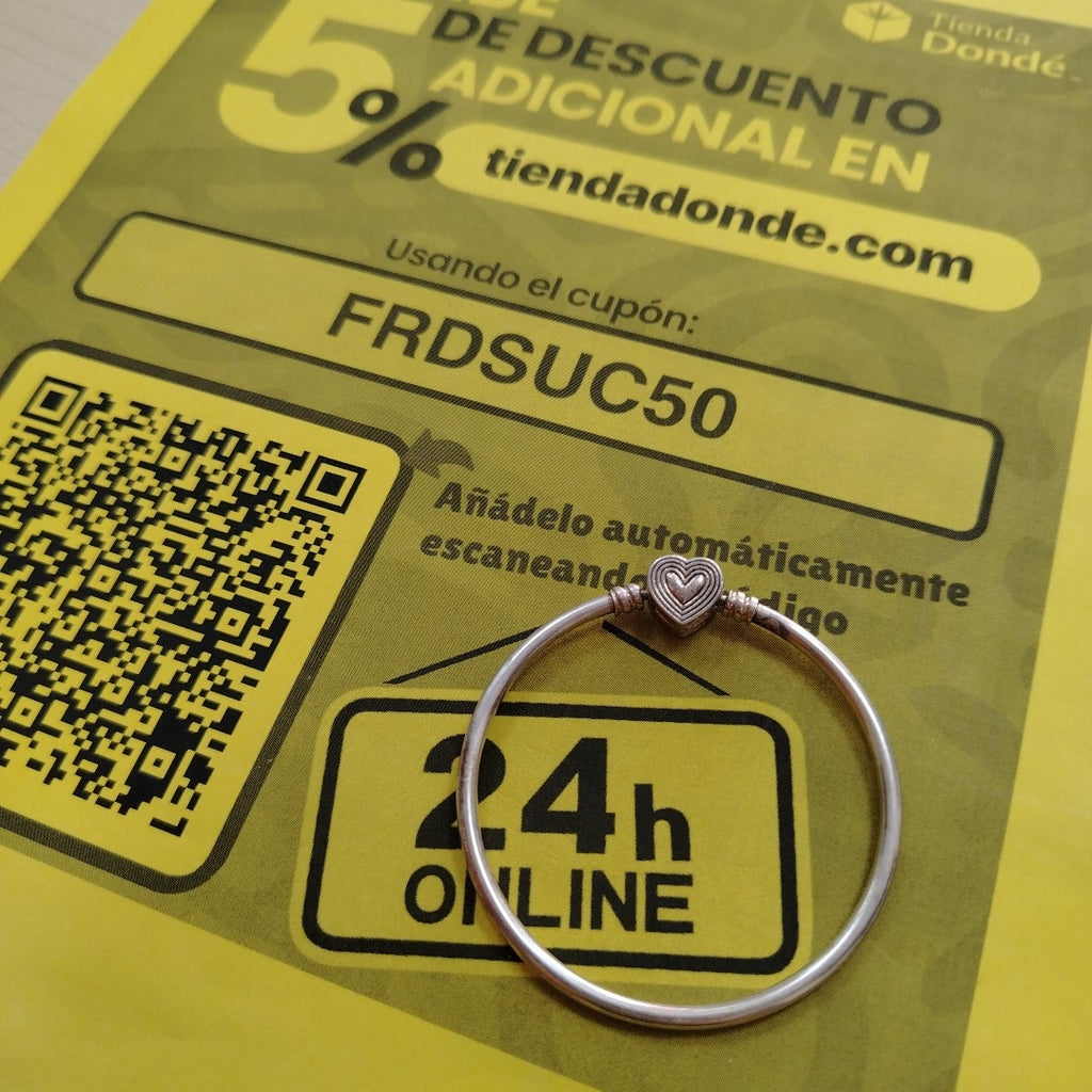 PULSERA RIGIDA PLATA 9,30 GRMS (SEMINUEVO)