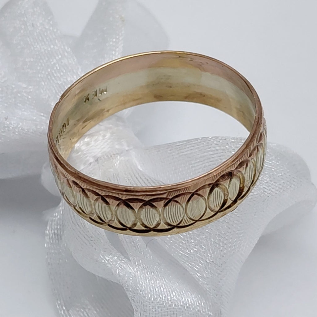 ARGOLLA ORO, ORO COMBINADO 10 K 2 GRMS (SEMINUEVO)