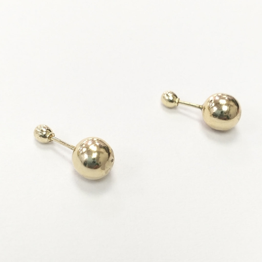 BROQUELES PAR ORO 14 K 1.7 GRMS (SEMINUEVO)