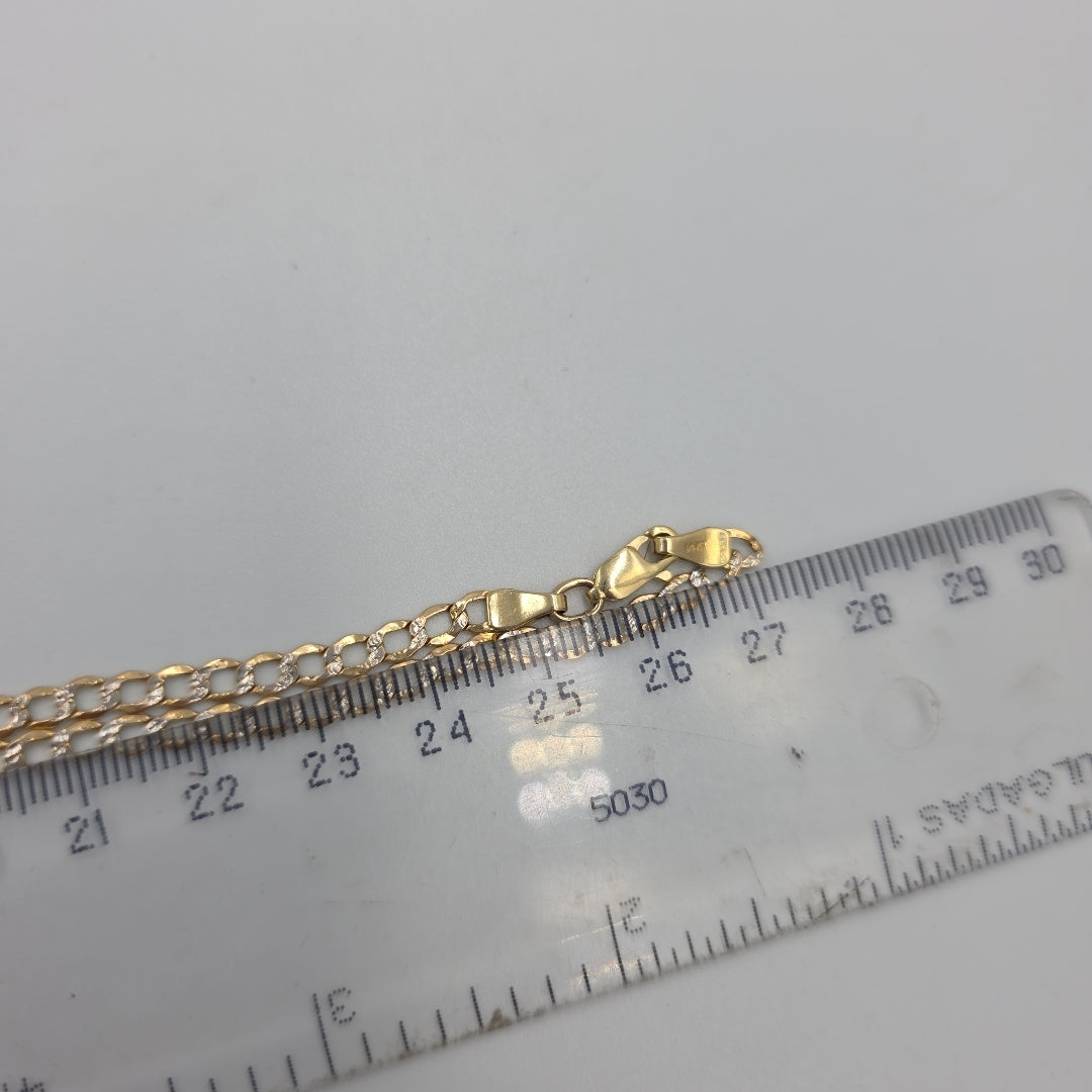 CADENA ORO, RODIADO 14 K 4.7 GRMS (SEMINUEVO)