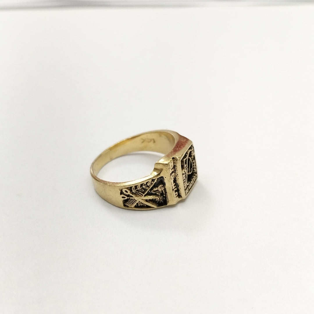ANILLO DE GRADUACIÓN ORO 14 K 4,70 GRMS (SEMINUEVO)