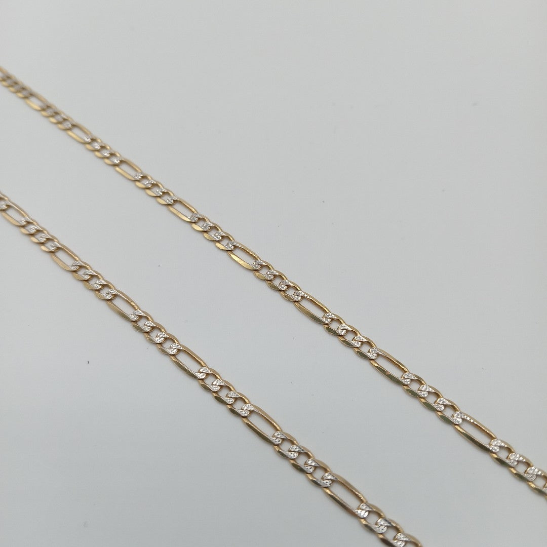 CADENA ORO, RODIADO 14 K 7.6 GRMS (SEMINUEVO)