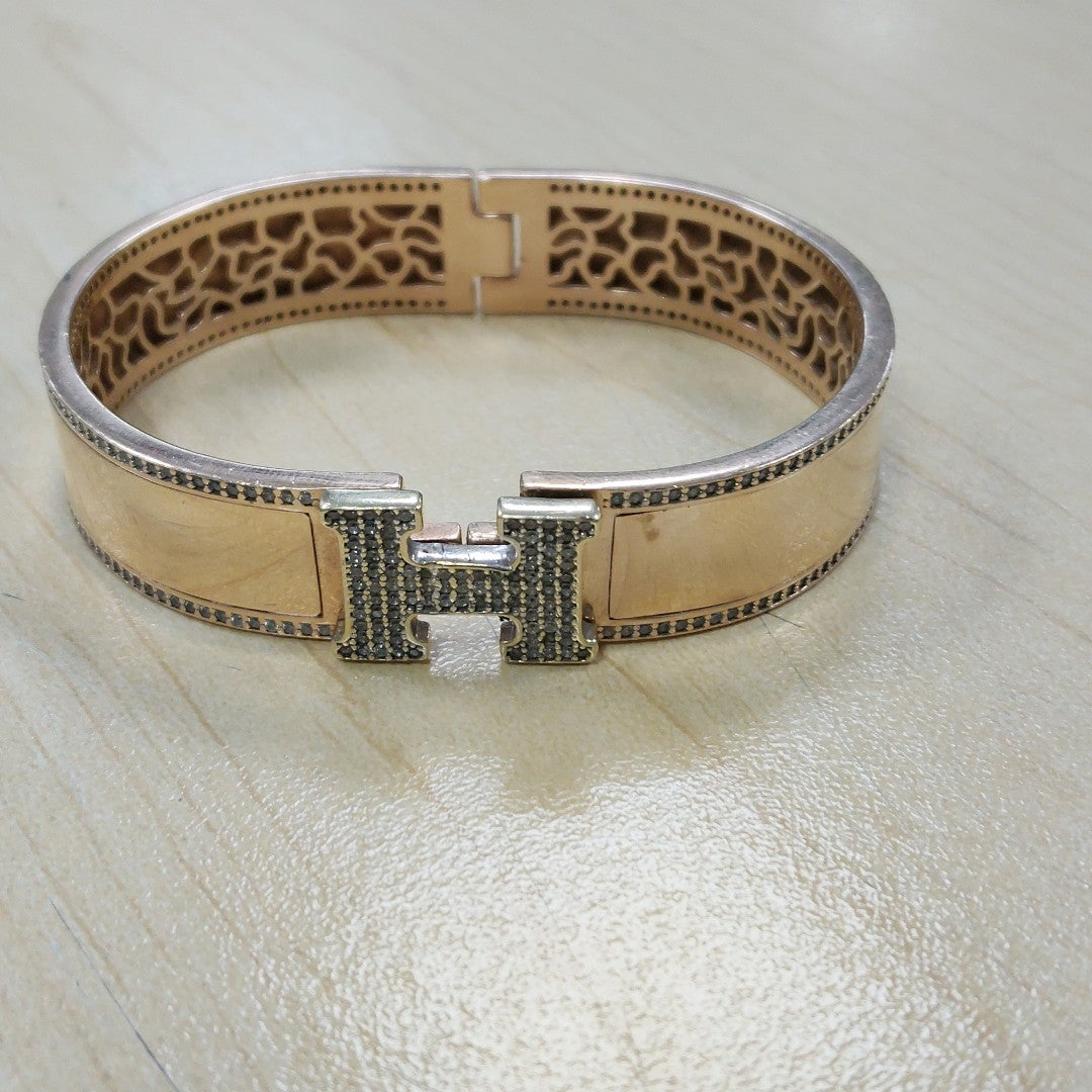 PULSERA RIGIDA ORO 14 K 35,60 GRMS (SEMINUEVO)