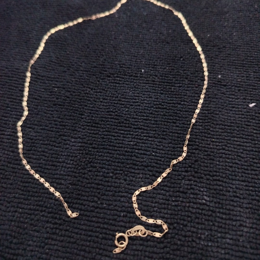 CADENA ORO COMBINADO 10 K 1,30 GRMS (SEMINUEVO)