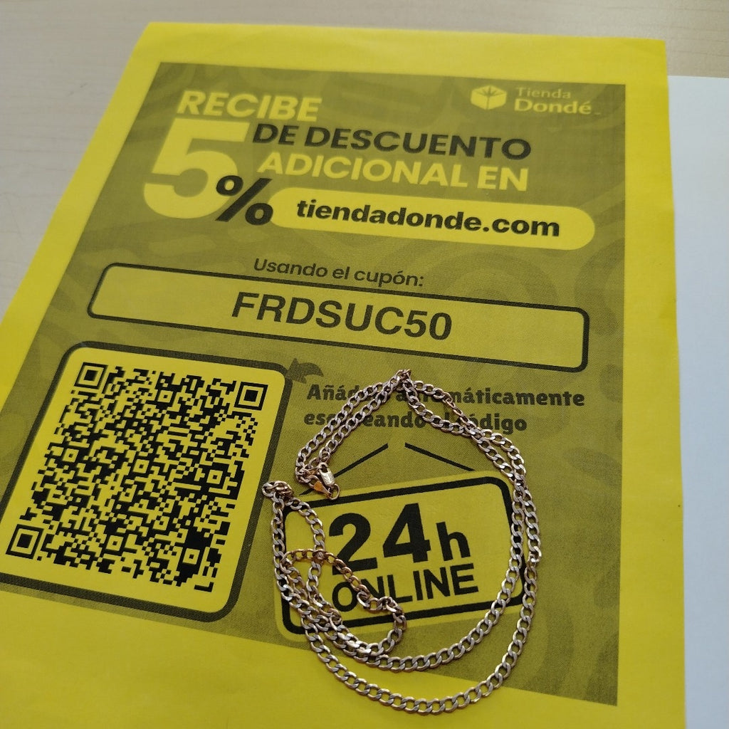 CADENA ORO 10 K 4.9 GRMS (SEMINUEVO)