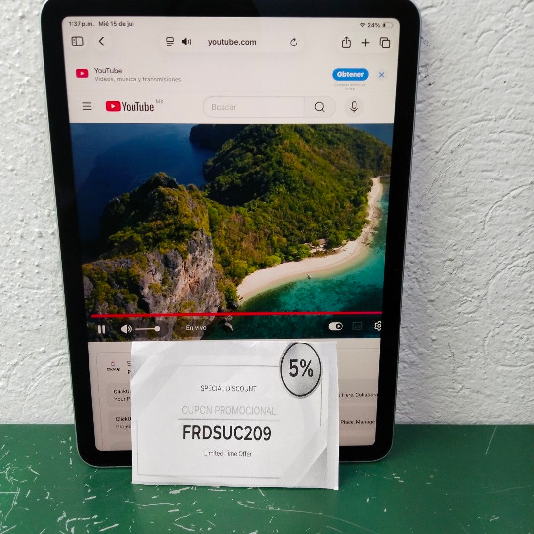 TABLETA APPLE IPAD AIR (M3) 11" A3266 (2025) 128 GB 8 GB RAM (SEMINUEVO)