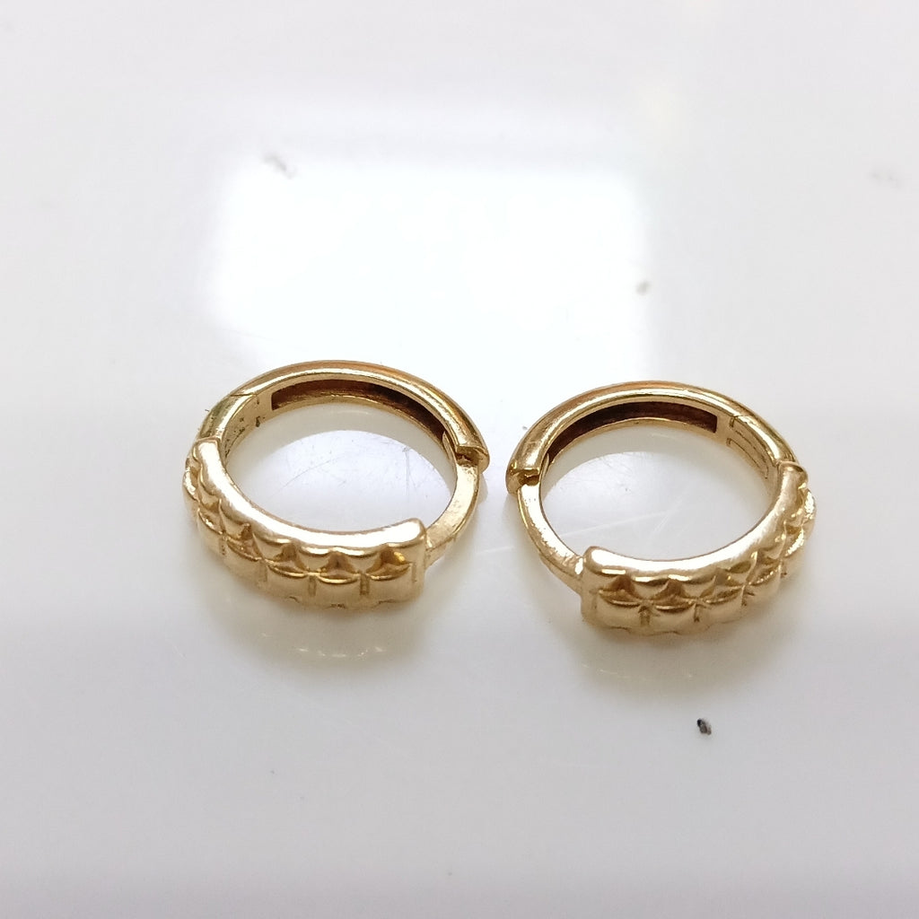 ARRACADAS PAR ORO 14 K 1.9 GRMS (SEMINUEVO)