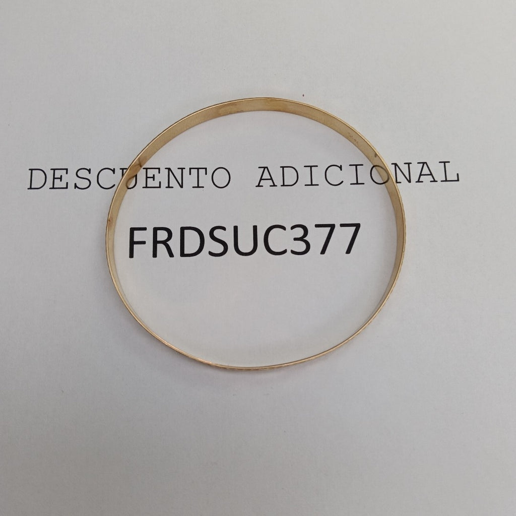 PULSERA RIGIDA ORO 10 K 10.5 GRMS (SEMINUEVO)