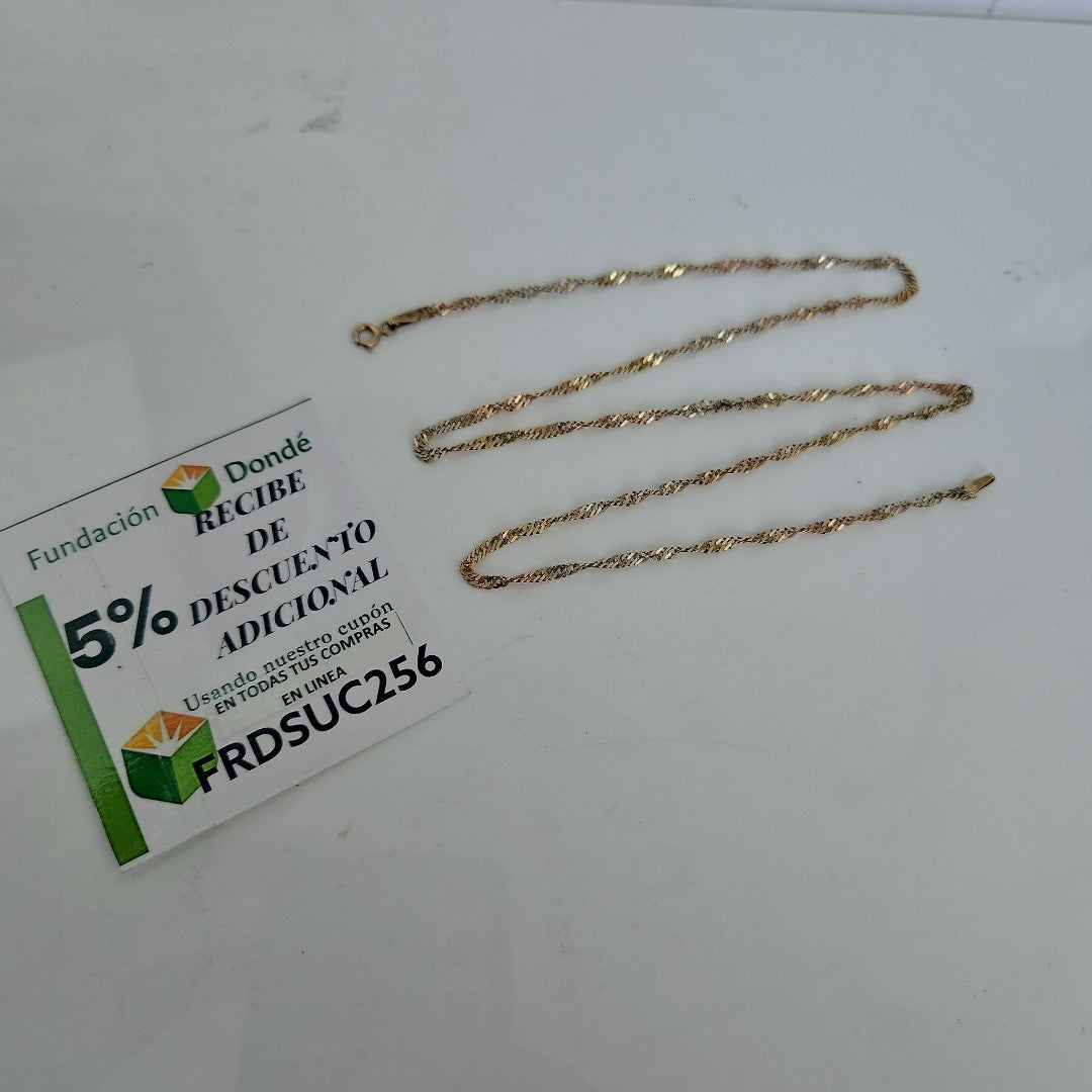 CADENA ORO 14 K 4.4 GRMS (SEMINUEVO)