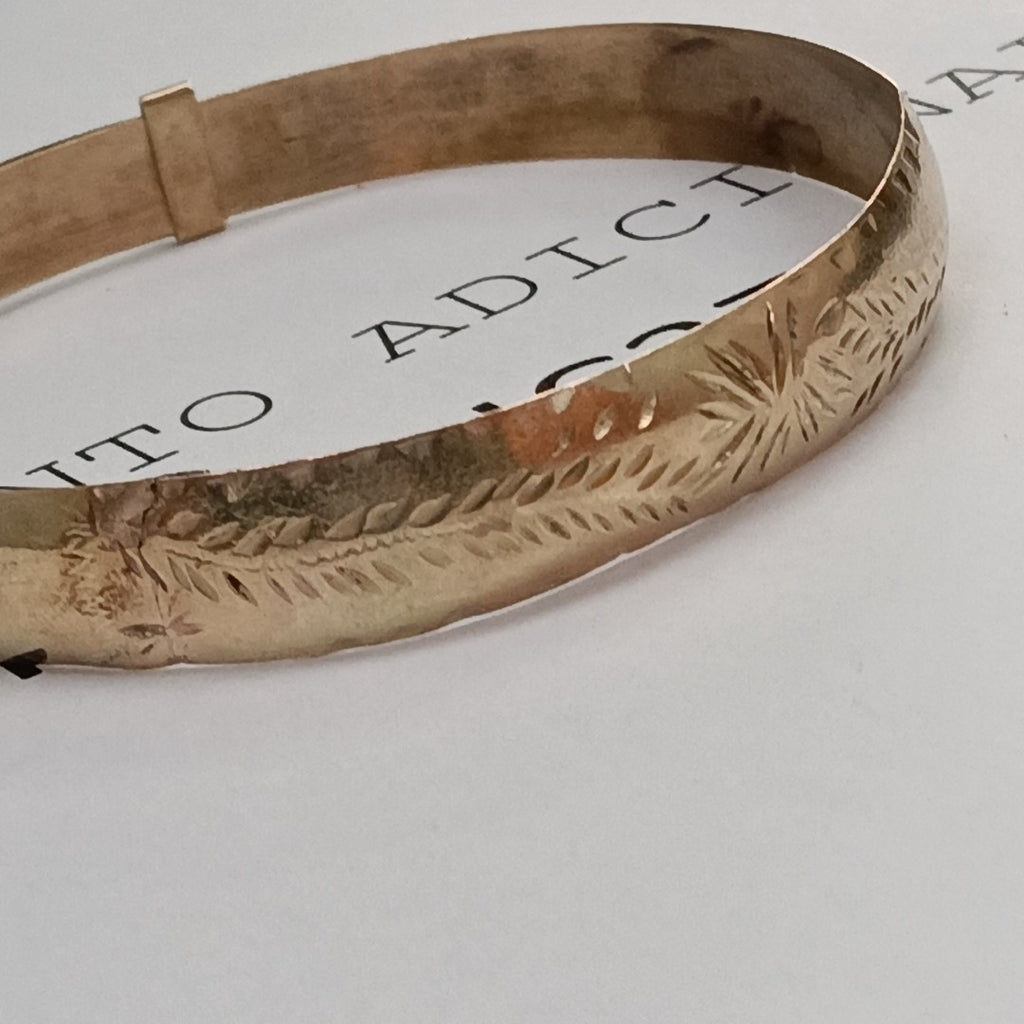 PULSERA RIGIDA ORO 8 K 6.9 GRMS (SEMINUEVO)