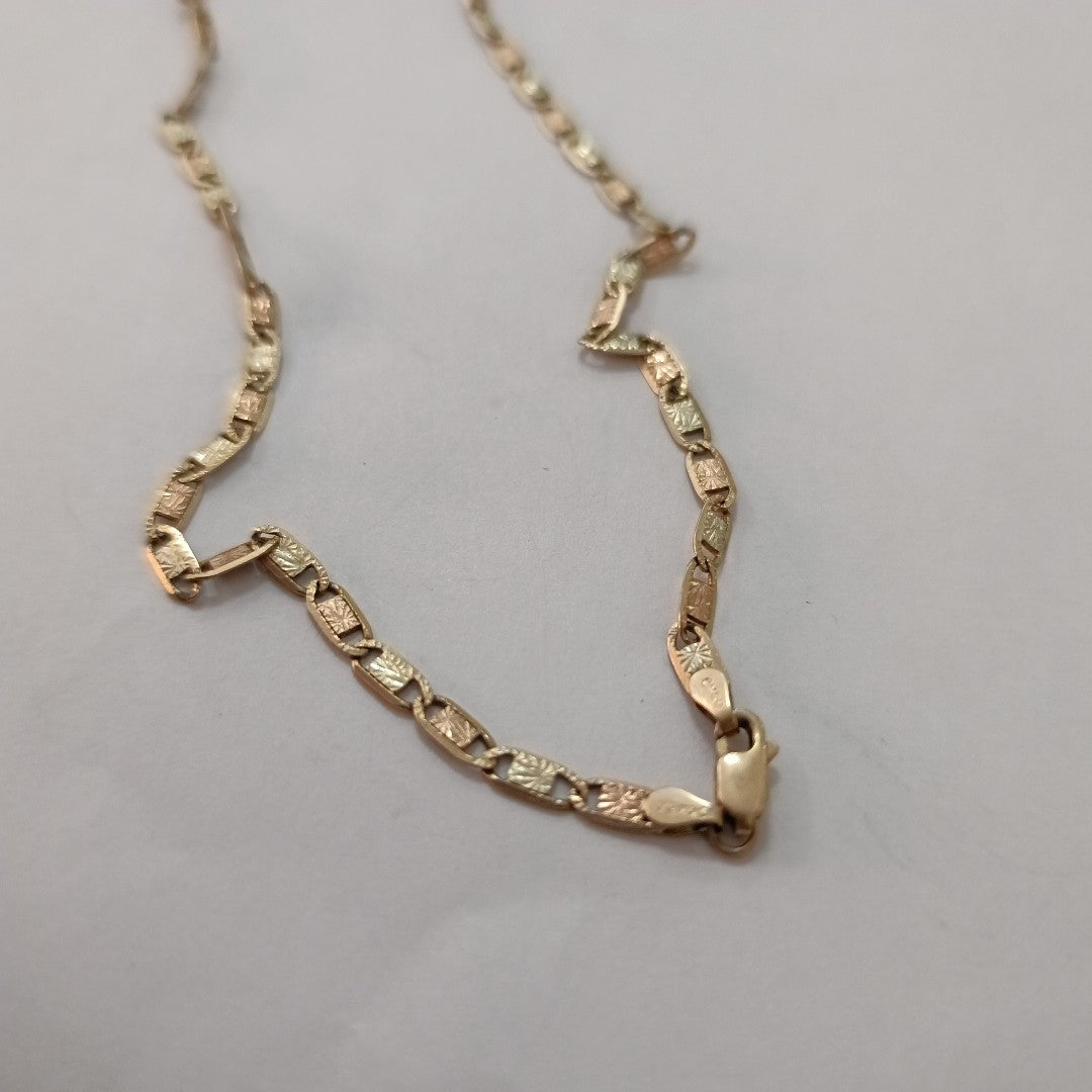 CADENA ORO COMBINADO 10 K 12.5 GRMS (SEMINUEVO)