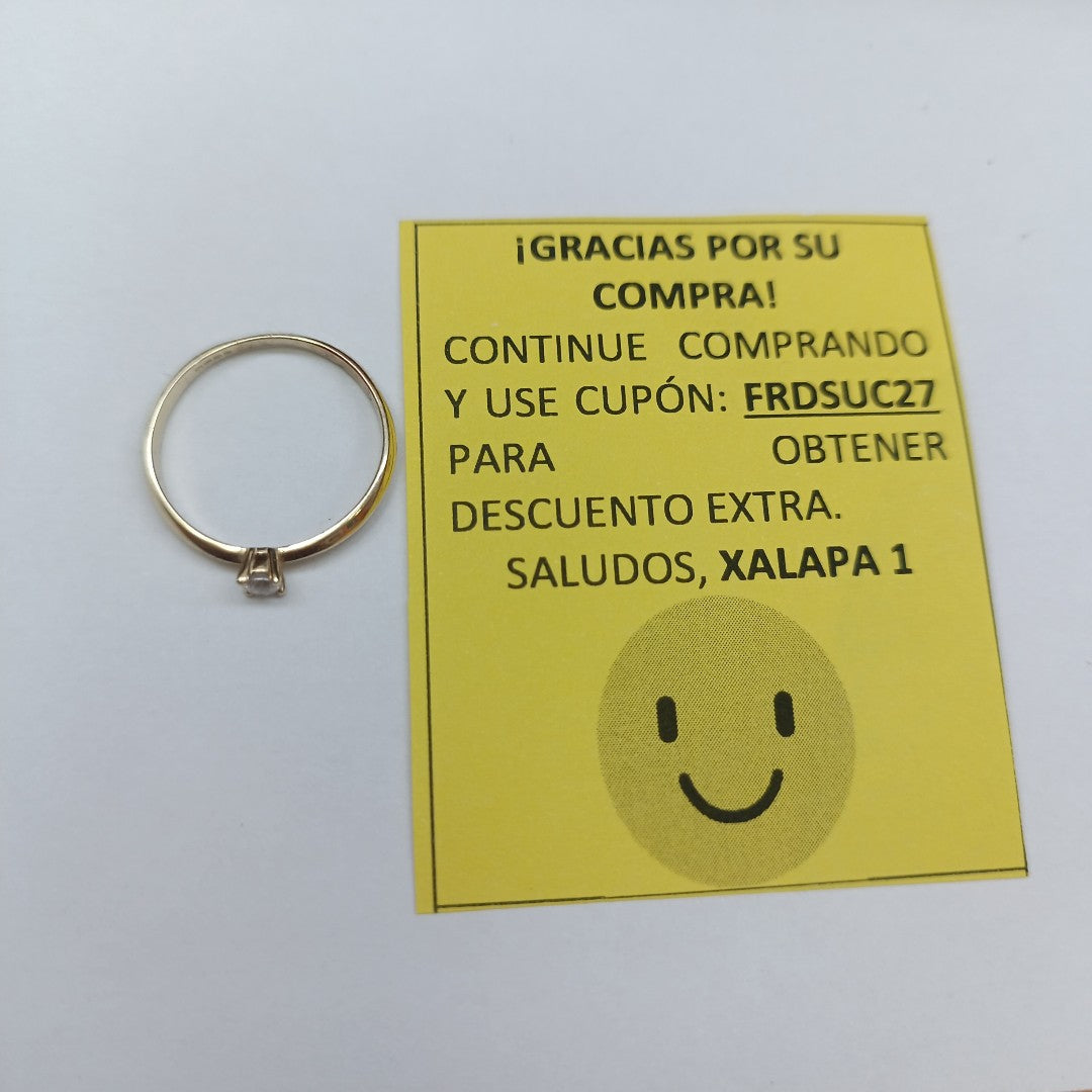 ANILLITO ORO 10 K 1.1 GRMS (SEMINUEVO)