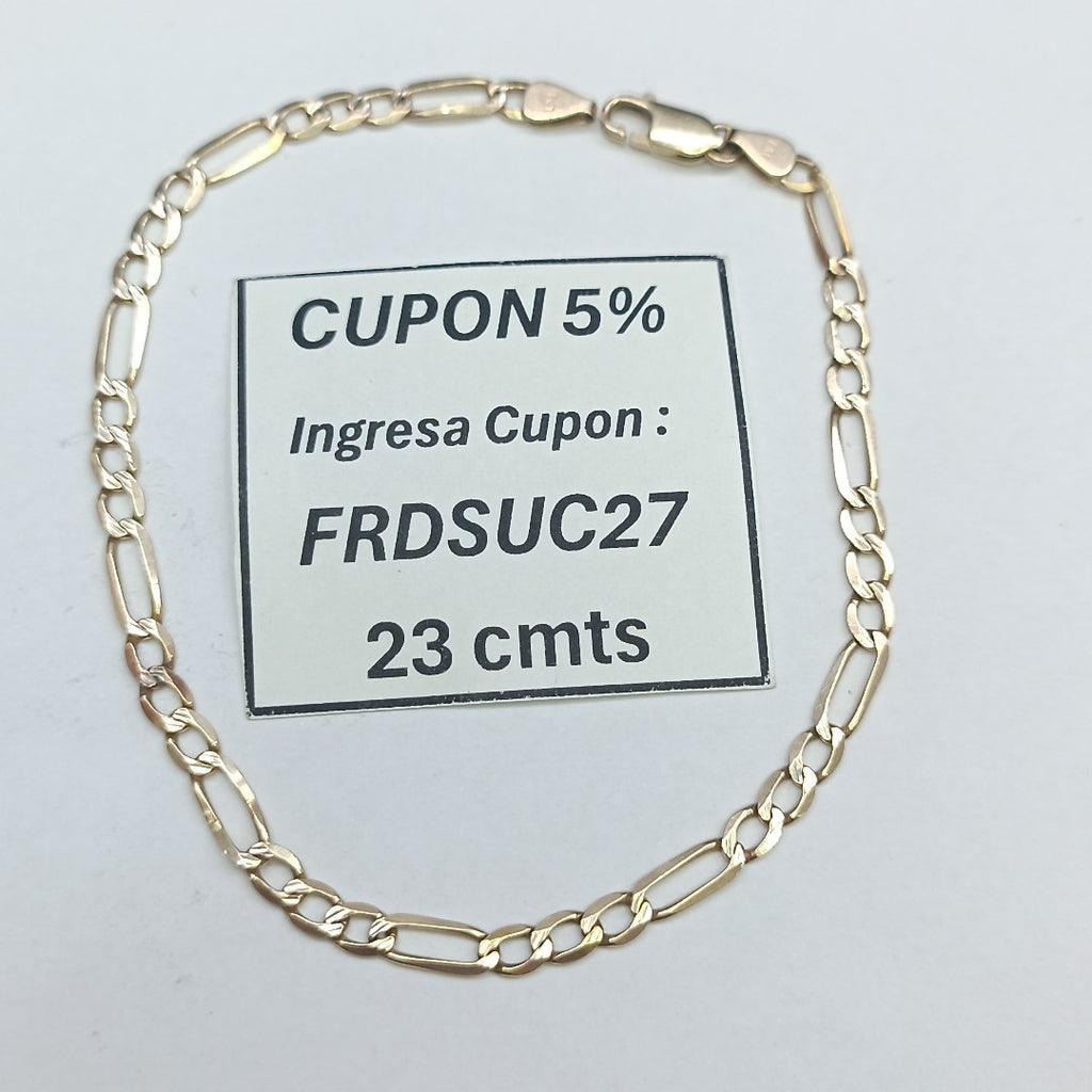 PULSERA ORO 14 K 4.7 GRMS (SEMINUEVO)