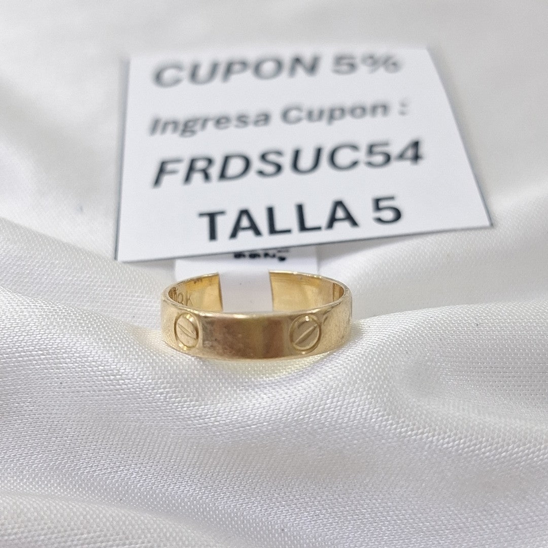 ARGOLLA ORO 18 K 2,50 GRMS (SEMINUEVO)