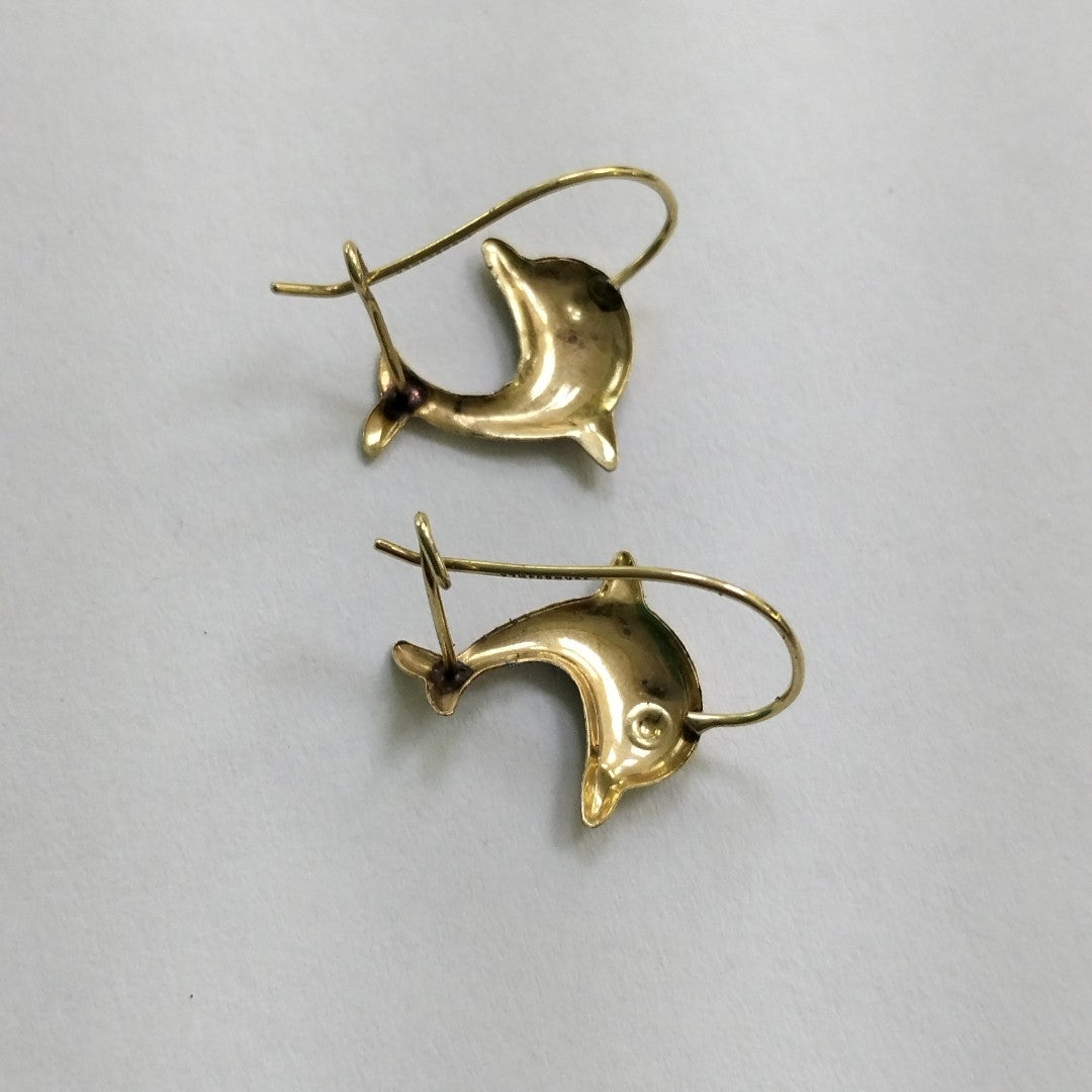 ARETES PAR ORO 10 K 0.7 GRMS (SEMINUEVO)
