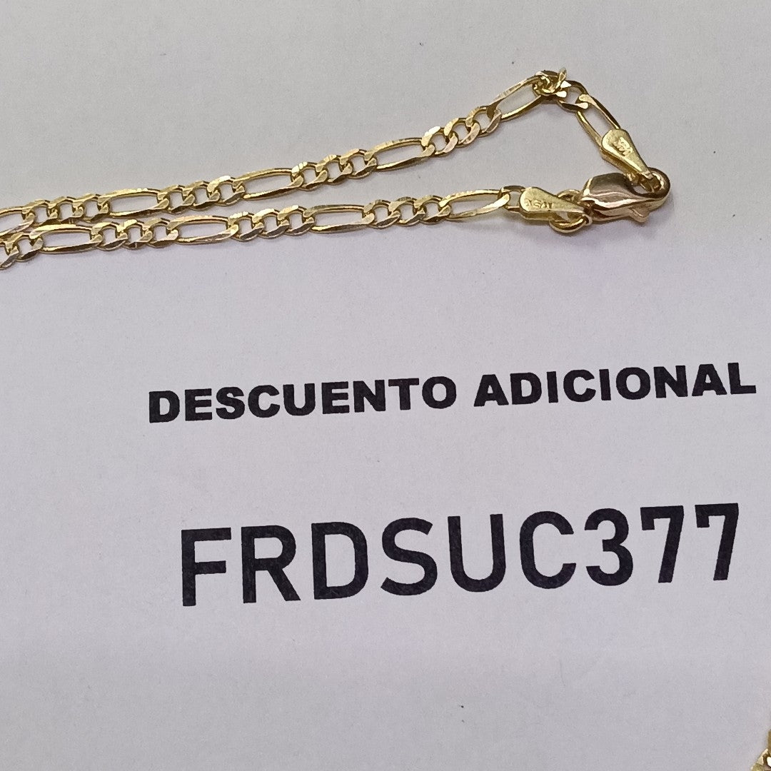 CADENAS 3X1 ORO 14K 55 CM 4.7 GR (NUEVO)