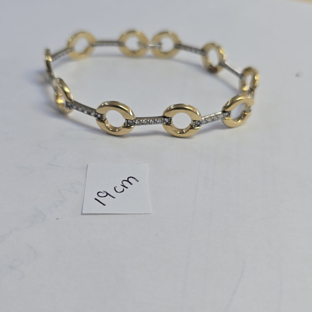 PULSERA,PULSERA RIGIDA ORO 10 K 8,70 GRMS (SEMINUEVO)