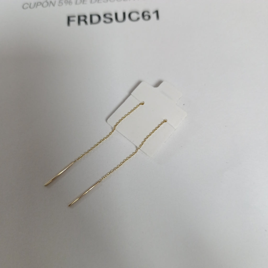 BROQUELES ORO 14K 0.7 (NUEVO)