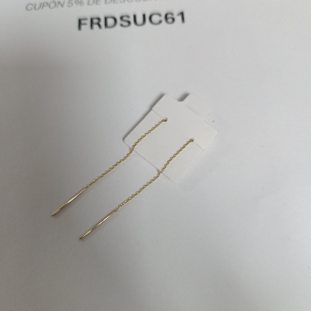 BROQUELES ORO 14K 0.7 (NUEVO)