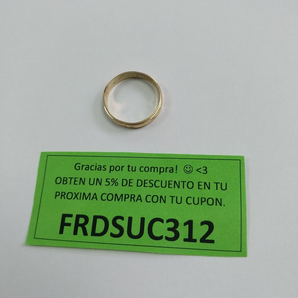 ARGOLLA ORO 10 K 1.6 GRMS (SEMINUEVO)