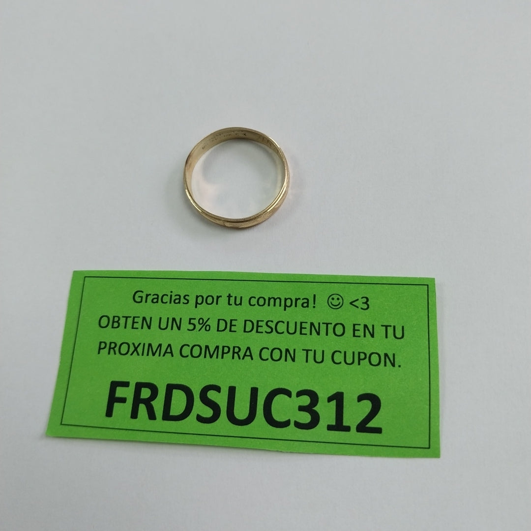 ARGOLLA ORO 10 K 1.6 GRMS (SEMINUEVO)
