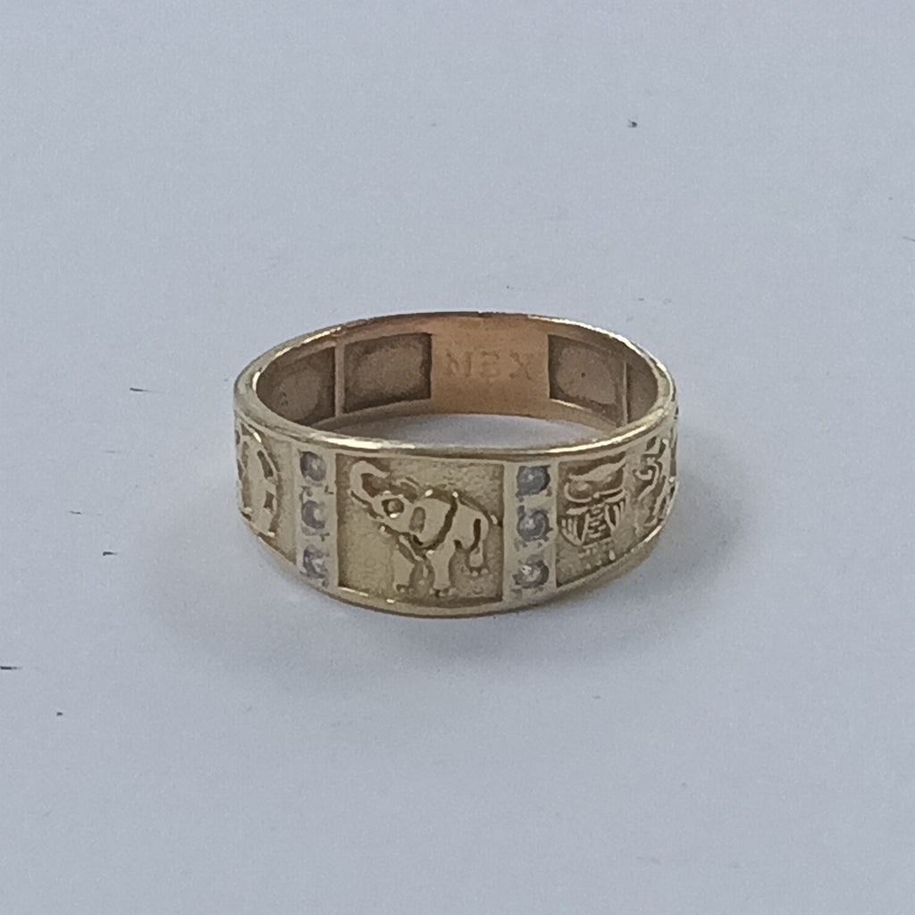 ARGOLLA DE LA SUERTE ORO 10 K 4 GRMS (SEMINUEVO)