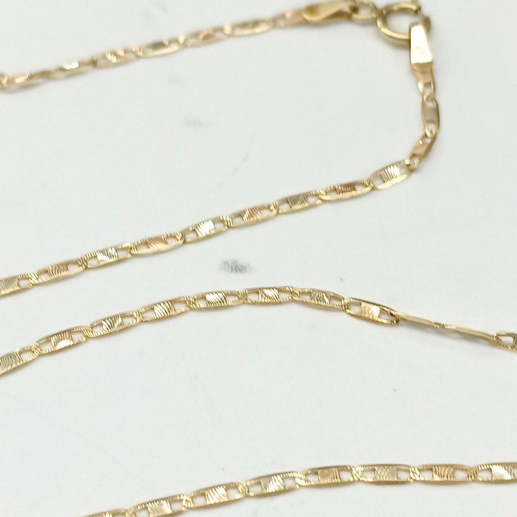 DIJE, GARGANTILLA ORO 14 K 4.5 GRMS (SEMINUEVO)