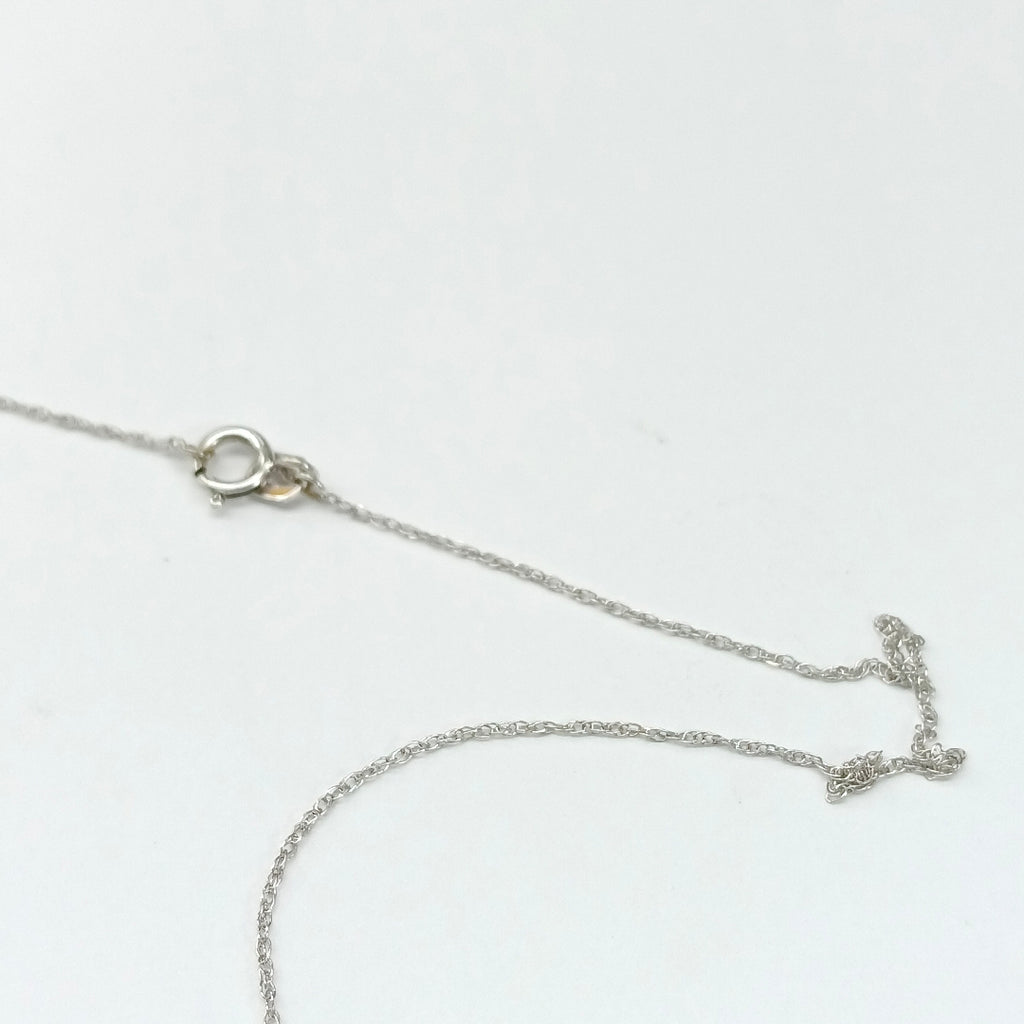 GARGANTILLA ORO BLANCO 14 K 1.1 GRMS (SEMINUEVO)