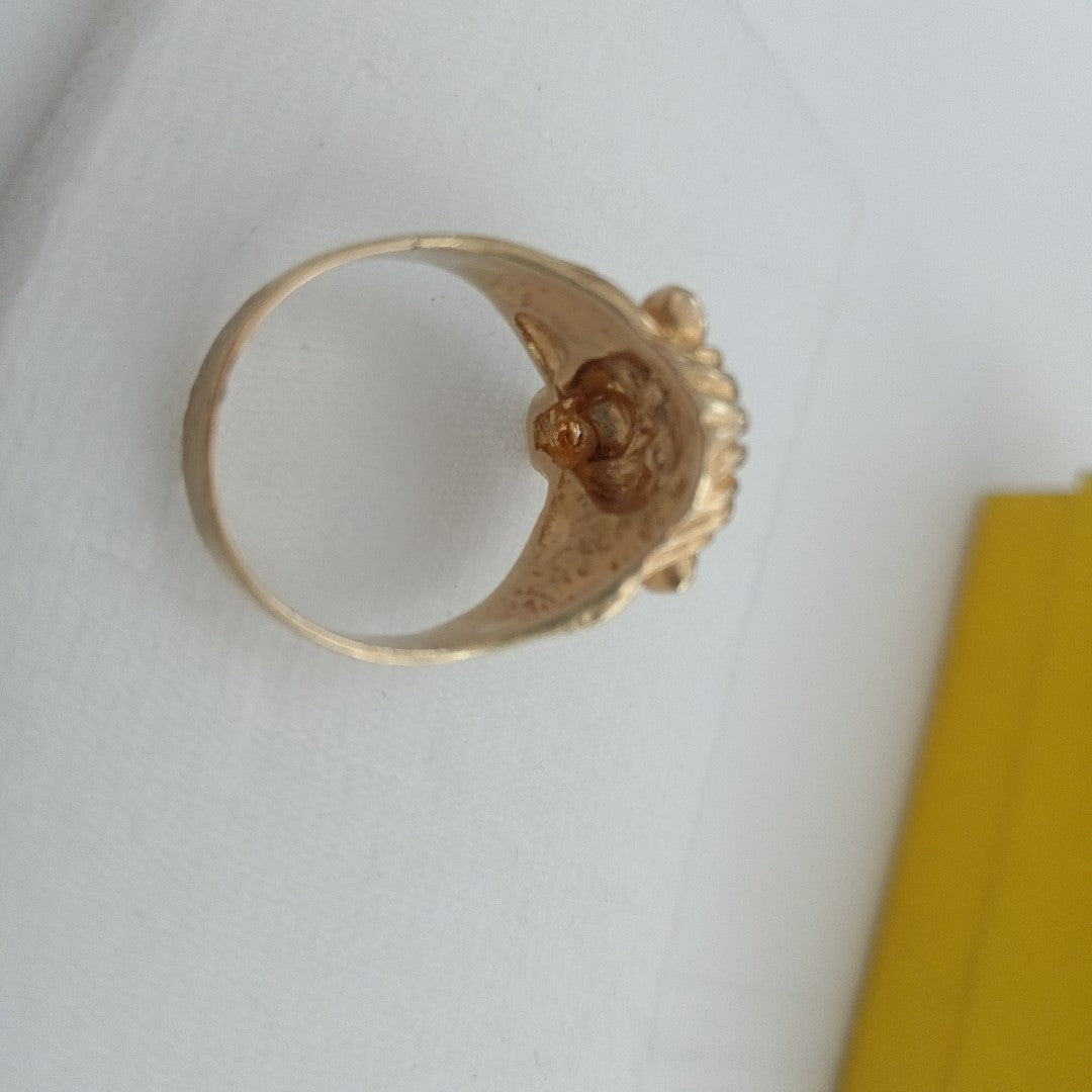ANILLO ORO 14 K 9 GRMS (SEMINUEVO)