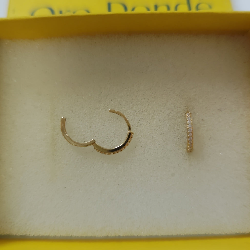 ARRACADAS ORO 14K 1.1 (NUEVO)