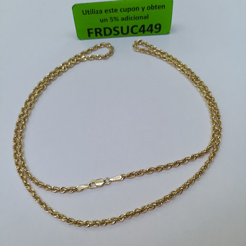 CADENA ORO 10 K 3.9 GRMS (SEMINUEVO)