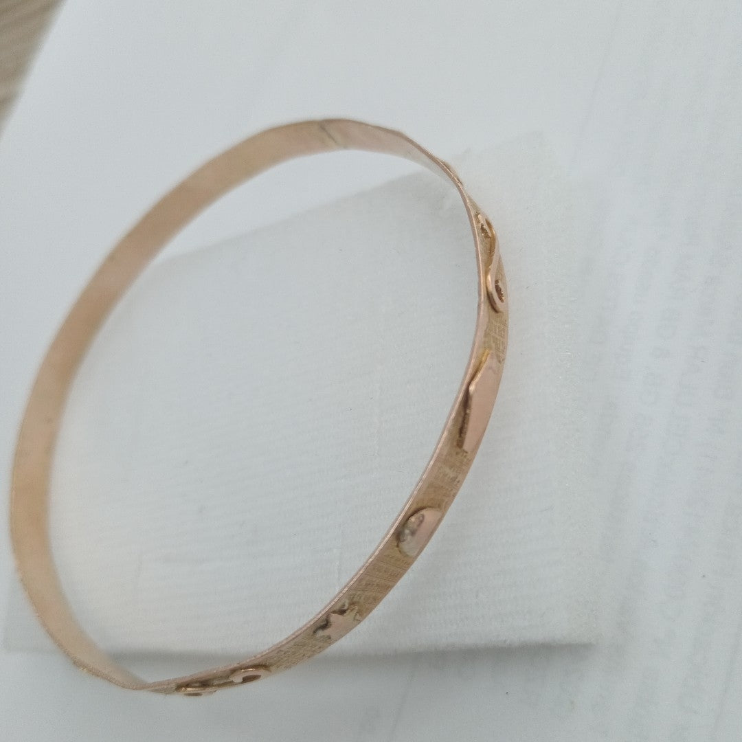 PULSERA RIGIDA ORO 8 K 9,50 GRMS (SEMINUEVO)
