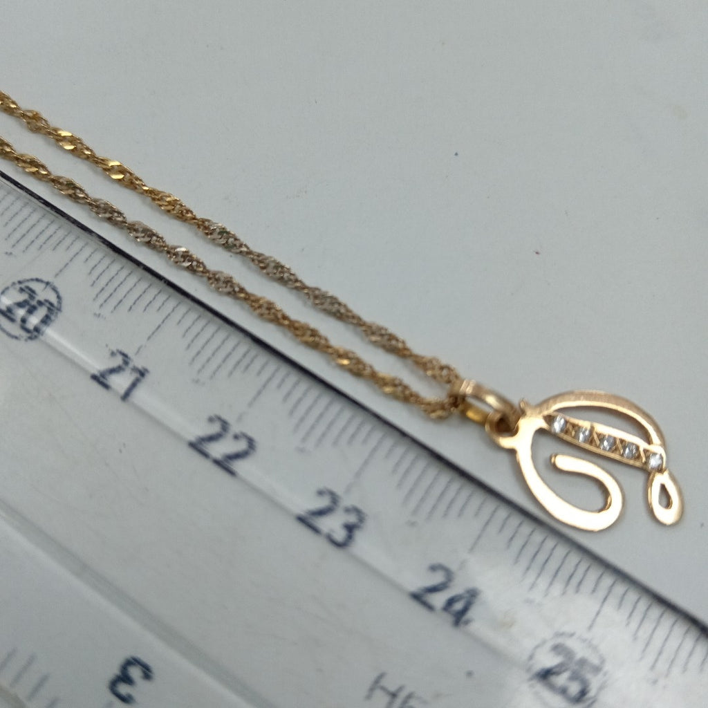 CADENA, DIJE ORO 14 K 2.9 GRMS (SEMINUEVO)