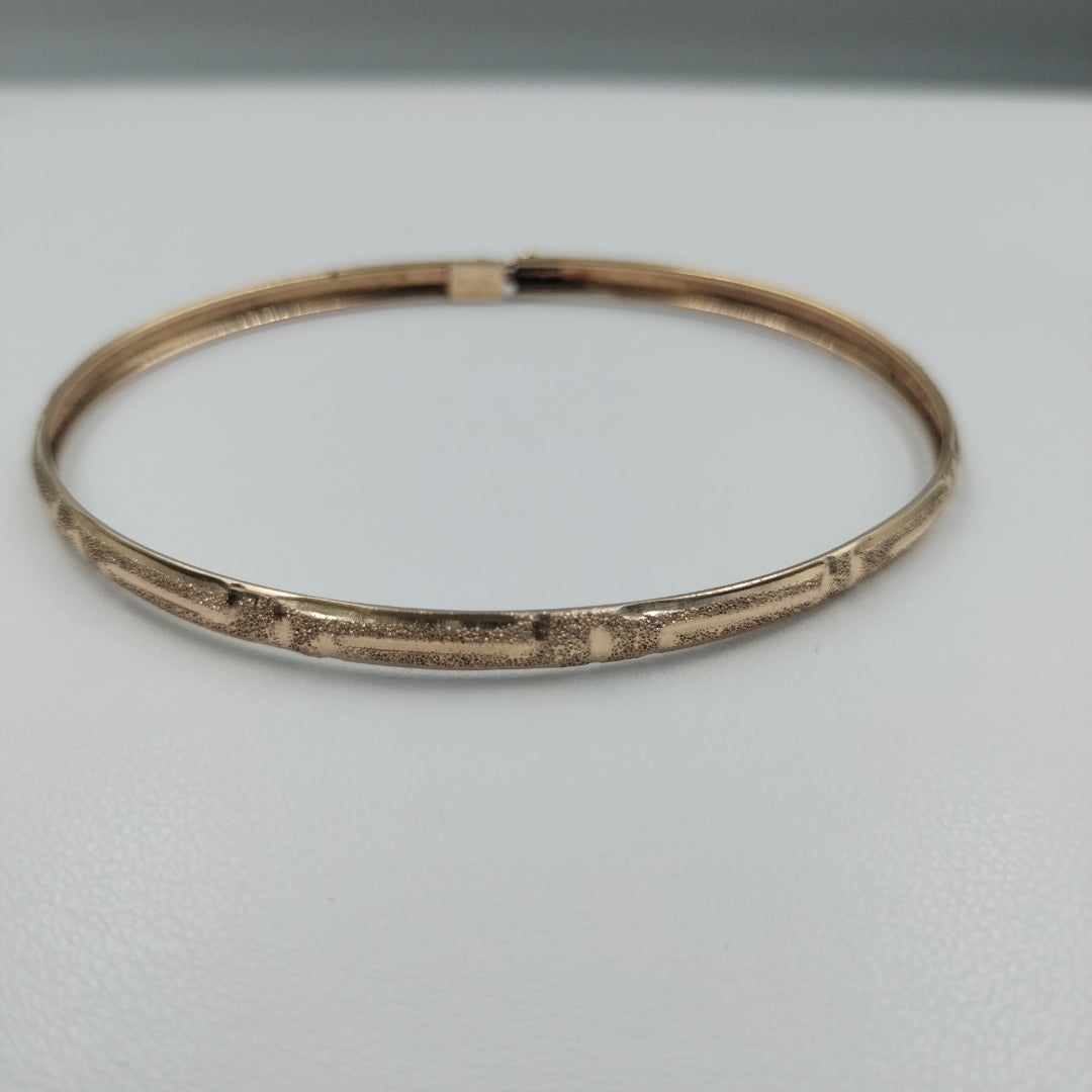 PULSERA RIGIDA ORO 14 K 3.9 GRMS (SEMINUEVO)