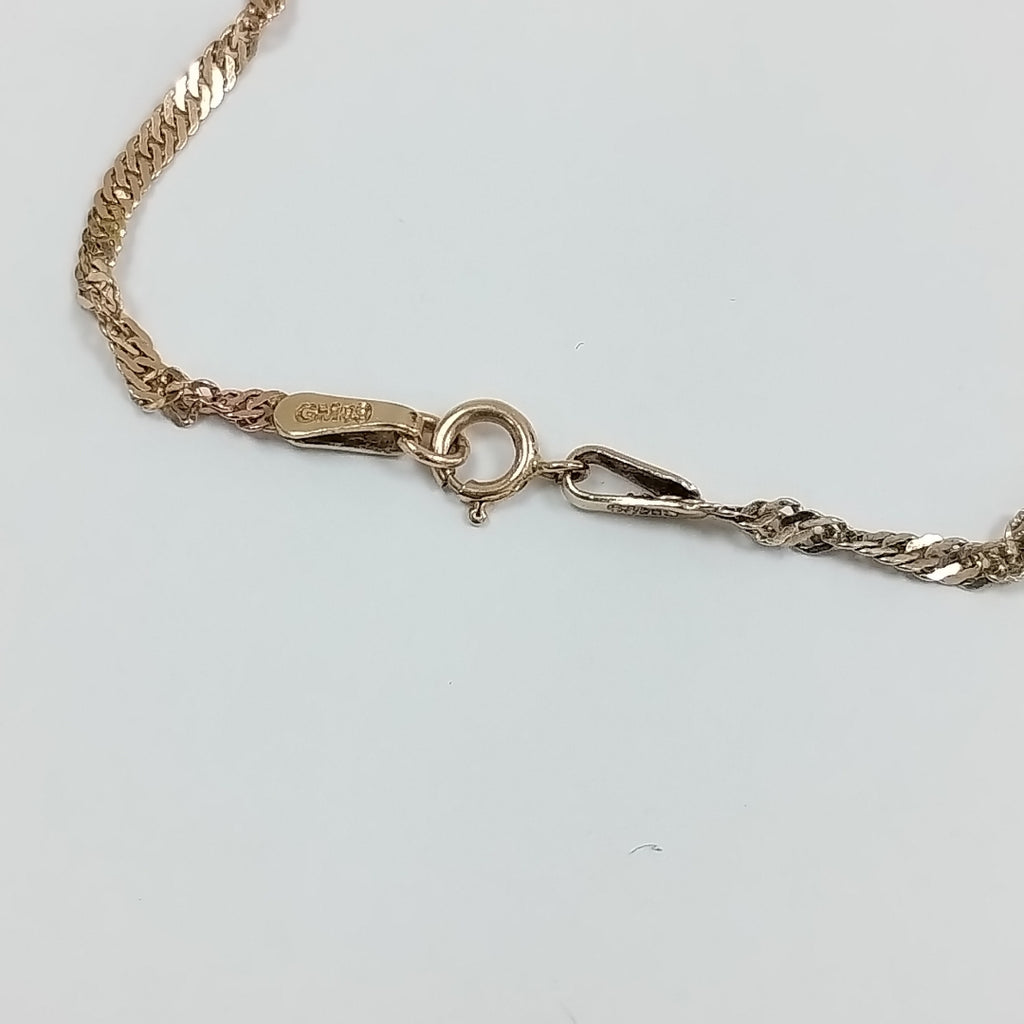 CADENA ORO, ORO COMBINADO 10 K 3 GRMS (SEMINUEVO)