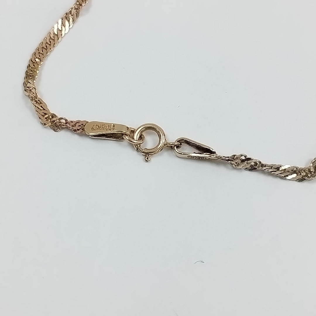 CADENA ORO, ORO COMBINADO 10 K 3 GRMS (SEMINUEVO)