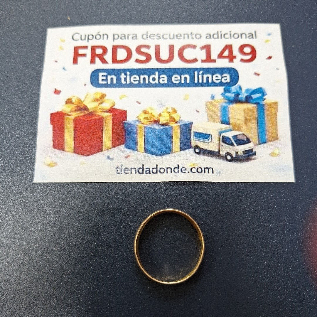 ARGOLLA ORO 8 K 2.1 GRMS (SEMINUEVO)