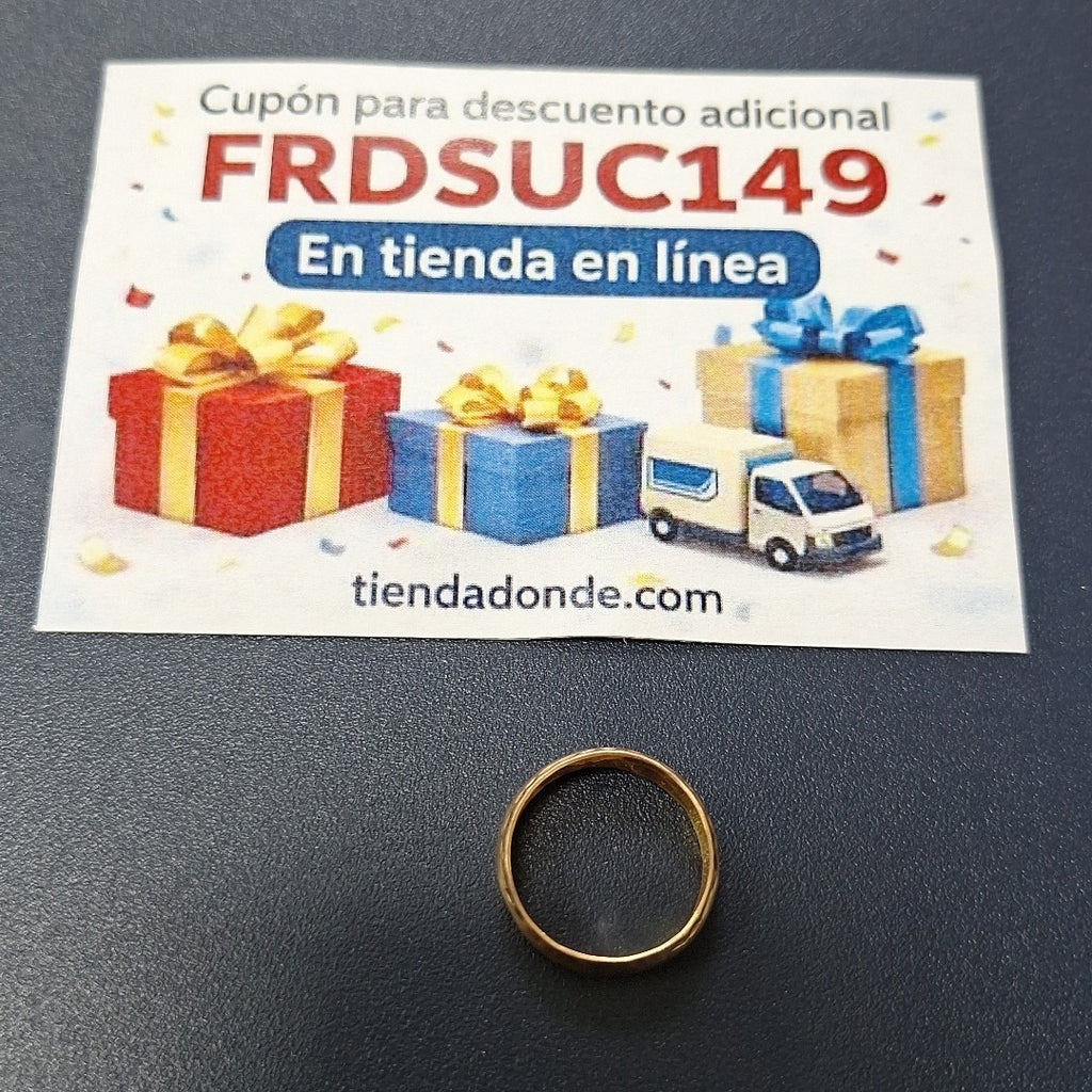 ARGOLLA ORO 8 K 1.7 GRMS (SEMINUEVO)