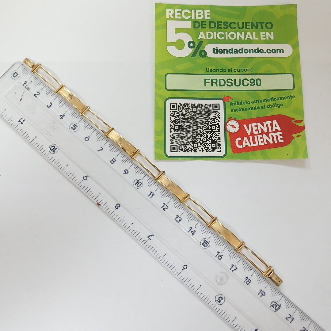 PULSERA ORO 14 K 5.6 GRMS (SEMINUEVO)