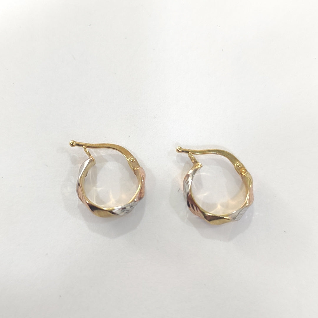 ARRACADAS PAR ORO 14 K 1.1 GRMS (SEMINUEVO)